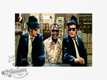 Load image into Gallery viewer, Blues Brothers and Ray Charles
