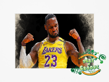 Load image into Gallery viewer, Lebron James King Water Colour
