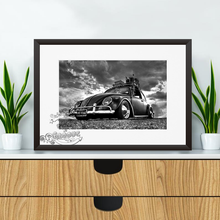 Load image into Gallery viewer, Volkswagen Black &amp; White Beatle
