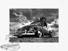 Load image into Gallery viewer, Volkswagen Black &amp; White Beatle
